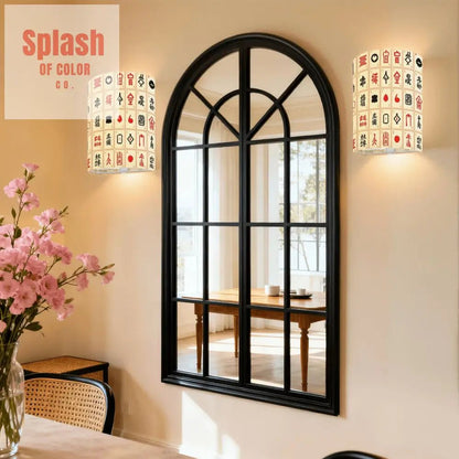 Mahjong Wireless Wall Lighting Whimsical Designed Battery Operated - Splash of Color co.