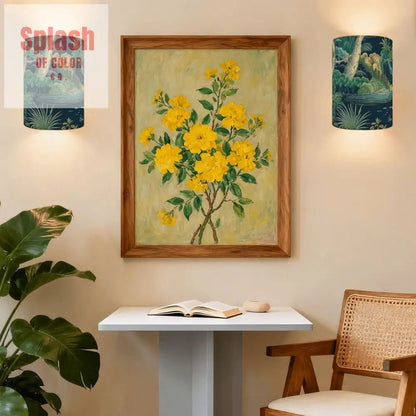 Chinoiserie Asian Zen Garden Blue Green Pagoda Wireless Wall Lighting - Splash of Color co.