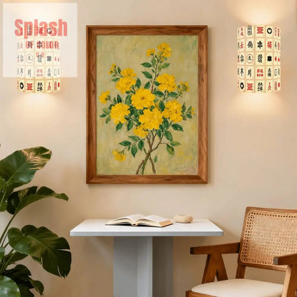 Mahjong Wireless Wall Lighting Whimsical Designed Battery Operated - Splash of Color co.
